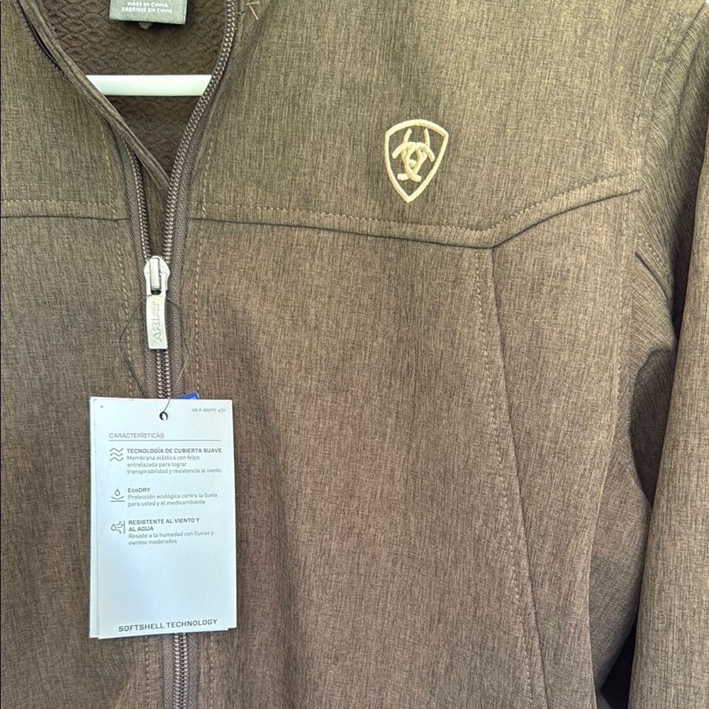 Ariat Boys Brown Jacket - Picture 3 of 10